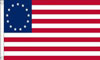 Old Historical American Flags