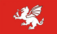 White Dragon Flag English Pendragon - The World of Flags