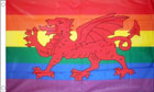 Rainbow Wales Flag